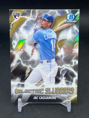 2026 TOPPS BOWMAN CHROME - ELECTRIC SLUGGERS - J. CAGLIANONE - #ES-23 - RC