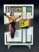 2024 PANINI NATIONAL TREASURES - GOLD - RETRO MATERIALS - BRET "HIT MAN" HART - #RM-BHM - #'D/10 - RELIC