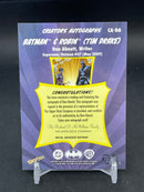 2025 UPPER DECK METAL UNIVERSE SKYBOX - CREATORS AUTOGRAPHS - BATMAN & ROBIN - D. ABNETT -