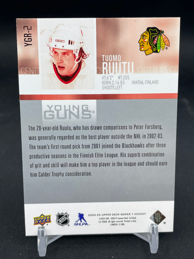 2024 UPPER DECK SERIES ONE - YOUNG GUNS RENEWED - T. RUUTU -