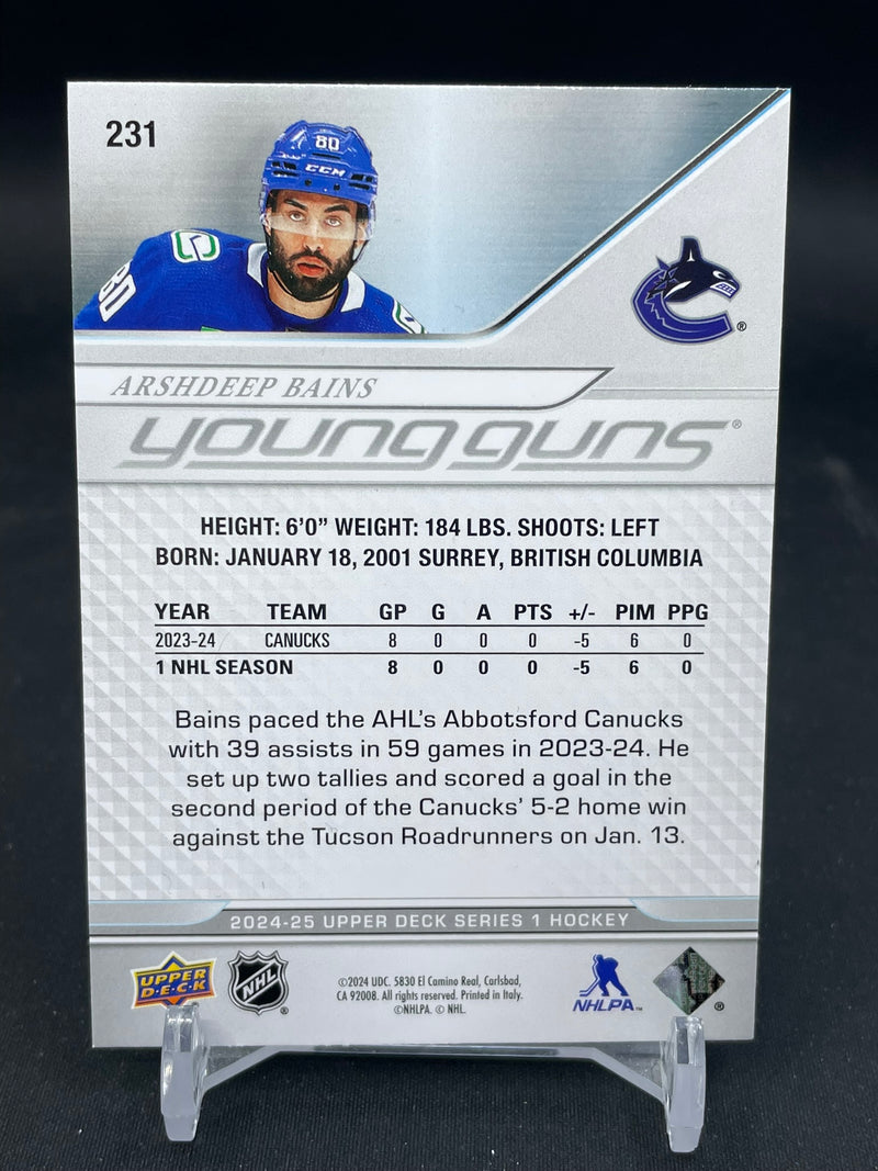 2024 UPPER DECK SERIES ONE - YOUNG GUNS - A. BAINS -