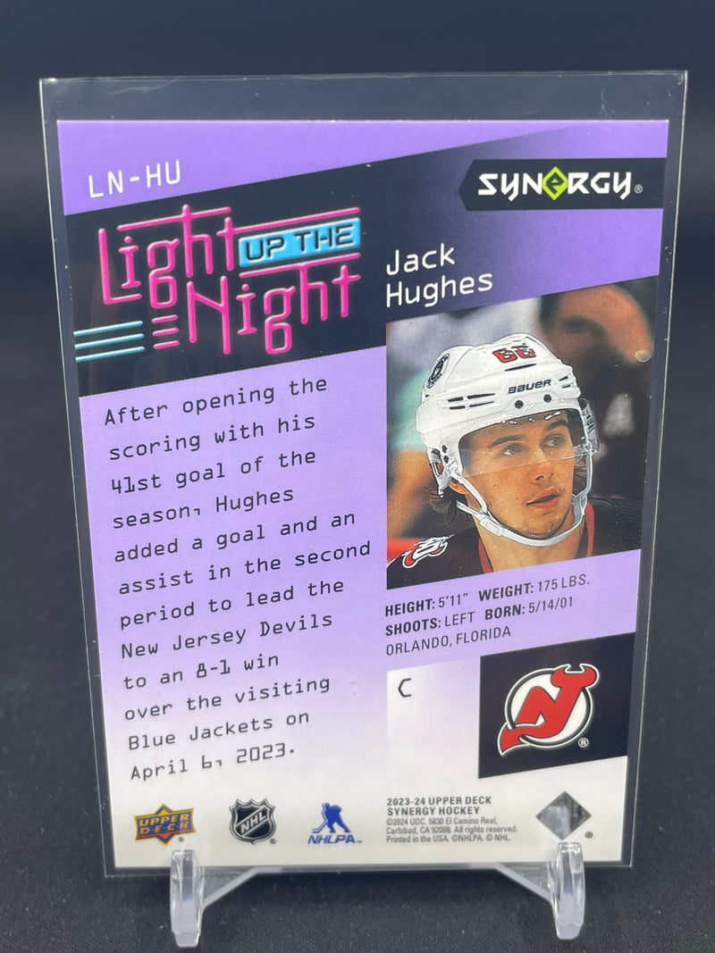 2023 UPPER DECK SYNERGY - LIGHT UP THE NIGHT - J. HUGHES - #LN-HU - #'D/999