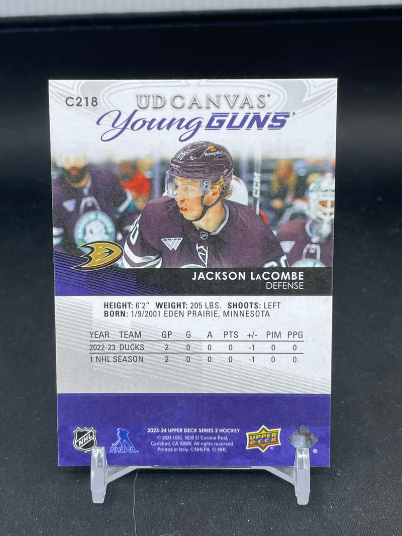 2023 UPPER DECK SERIES TWO - UD CANVAS - YOUNG GUNS - J. LACOMBE -