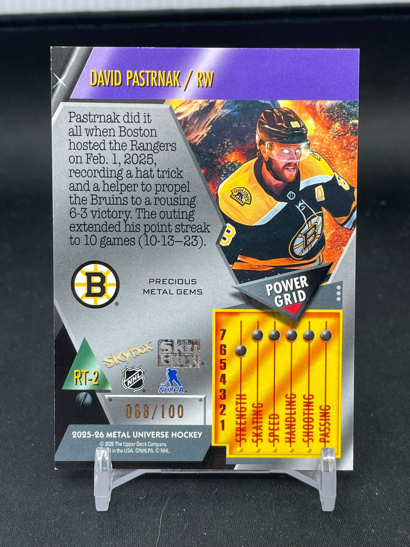 2025 UPPER DECK METAL UNIVERSE SKYBOX - RETRO - RED PMG - D. PASTRNAK - #RT-2 - #'D/100