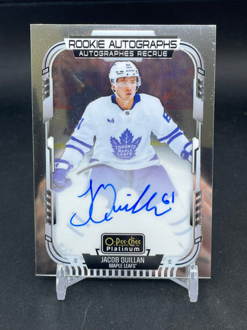 2025 UPPER DECK O-PEE-CHEE PLATINUM - ROOKIE AUTOGRAPHS - J. QUILLAN - #R-JQ - AUTOGRAPH - RC