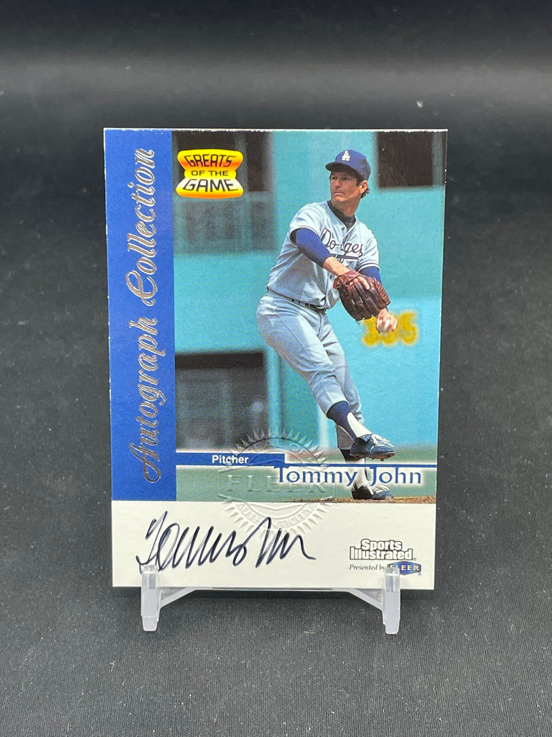 1999 FLEER SPORTS ILLUSTRATED - AUTOGRAPH COLLECTION - T. JOHN - AUTOGRAPH