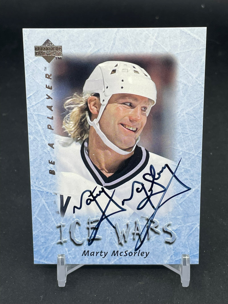 1996 UPPER DECK BE A PLAYER - ICE WARS - M. MCSORLEY -