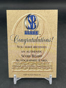 1997 SCORE BOARD - 1ST ROUNDER - B. GRIEVE - AUTOGRAPH