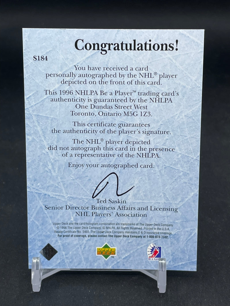 1996 UPPER DECK BE A PLAYER - WORLD CLASS - R. NIEDERMAYER -