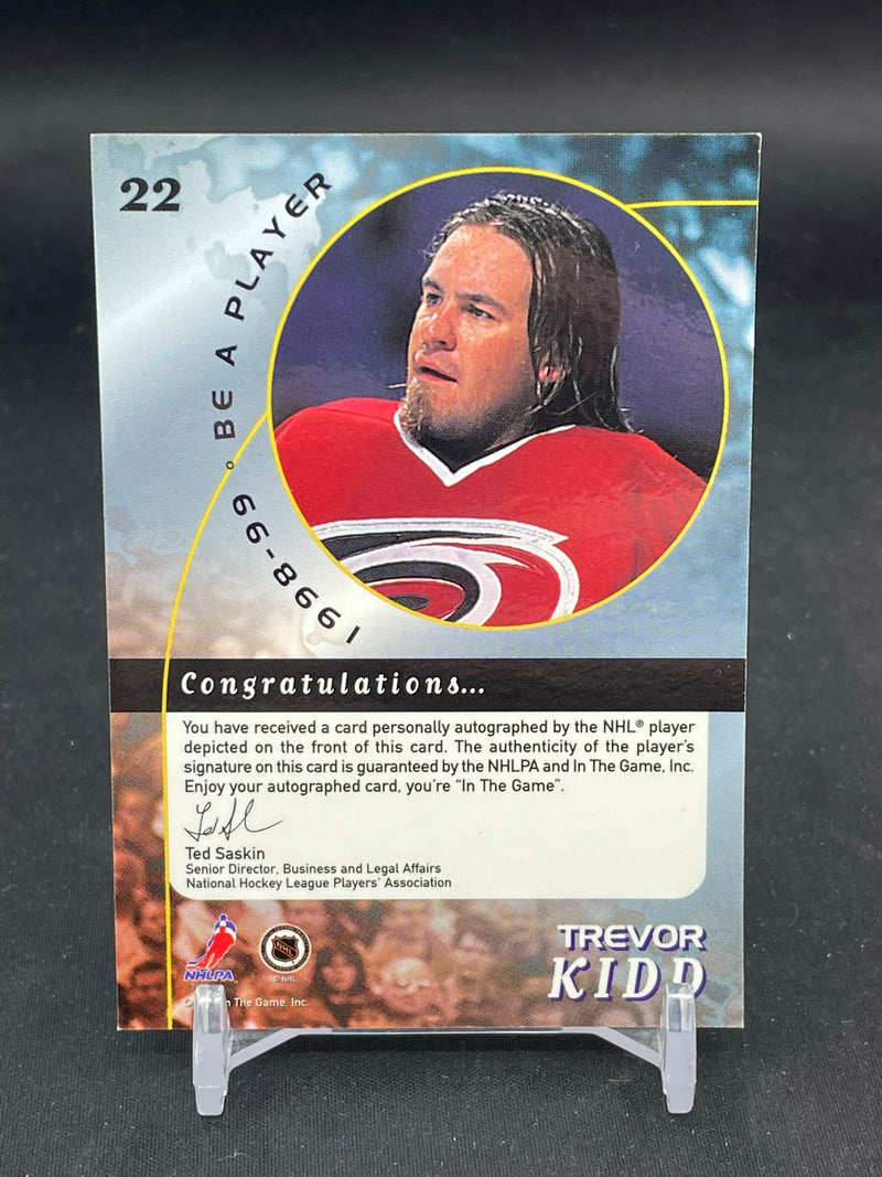 1998 IN THE GAME - BE A PLAYER - T. KIDD -