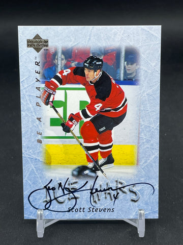 1996 BE A PLAYER - ICE WARS - S. STEVENS - #S219 - AUTOGRAPH