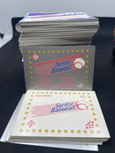 1990 PACIFIC SENIOR PROFESSIONAL BASEBALL - COMPLETE SET - 220 CARDS PLUS 15 LOGO STICKERS