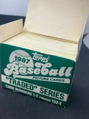 1987 TOPPS TRADED - COMPLETE SET -