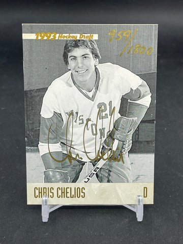 1993 CLASSIC GAME - C. CHELIOS - AUTOGRAPH - #'D/1800