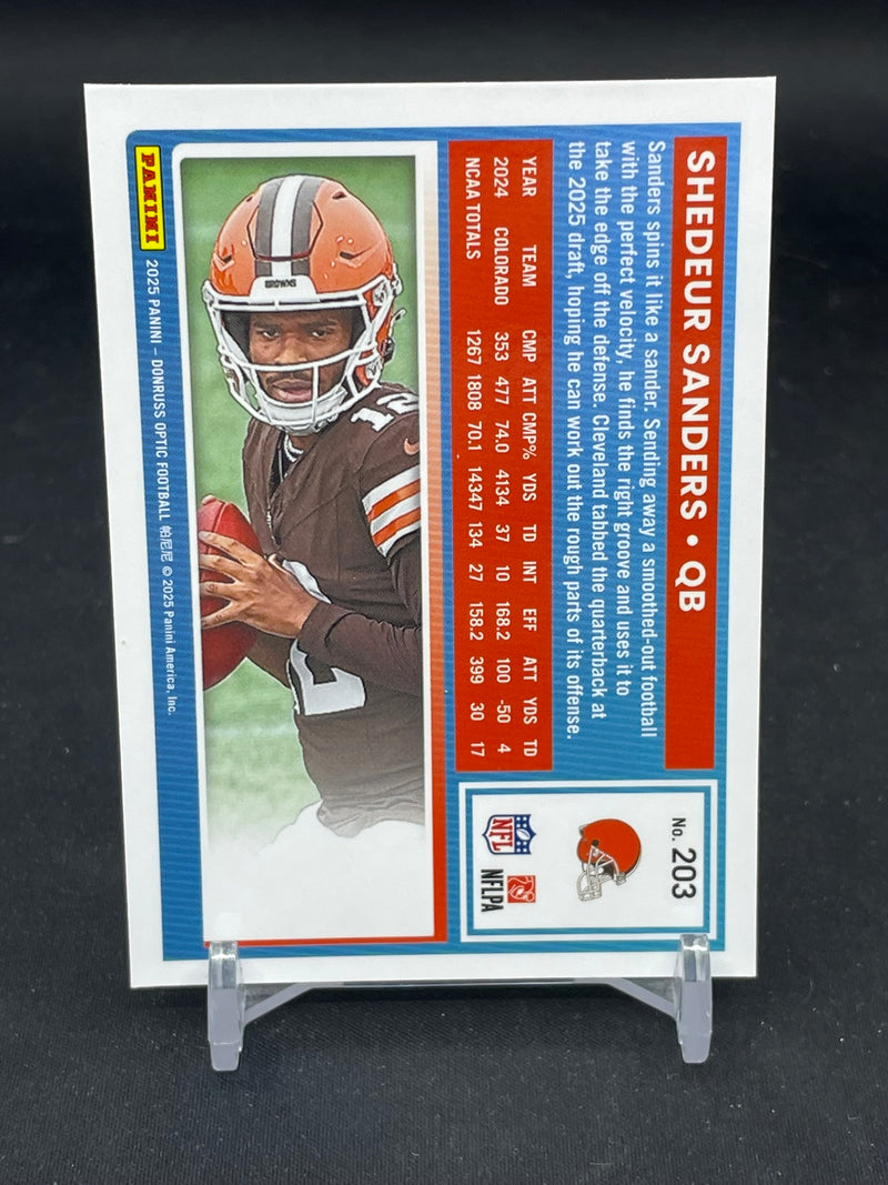 2025 PANINI DONRUSS OPTIC - RATED ROOKIE - S. SANDERS -