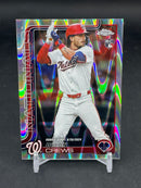 2025 TOPPS CHROME - RAYWAVE REFRACTOR - ROOKIE DEBUT - D. CREWS -