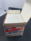 1988 FLEER BASEBALL - LOGO STICKERS & UPDATED TRADING CARDS - COMPLETE SET 132 CARDS + 22 LOGO STICKERS