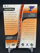 2023 UPPER DECK SYNERGY - RED - SINERGISTIC DUOS - J. KYROU / H. McGING - #SD-17 - #'D/999