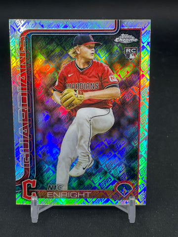 2025 TOPPS CHROME - LOGO REFRACTOR - ROOKIE DEBUT - N. ENRIGHT - #USC103 - RC
