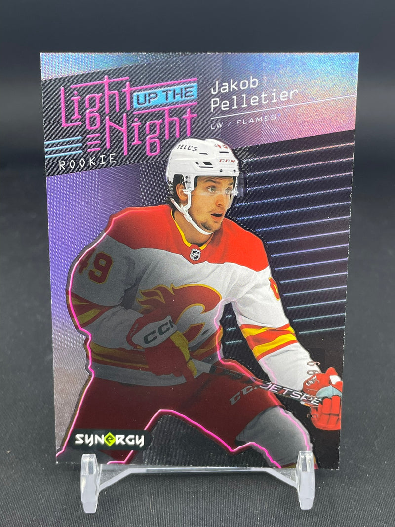 2023 UPPER DECK SYNERGY - LIGHT UP THE NIGHT ROOKIE - J. PELLETIER - #LN-PE - #'D/999 - RC