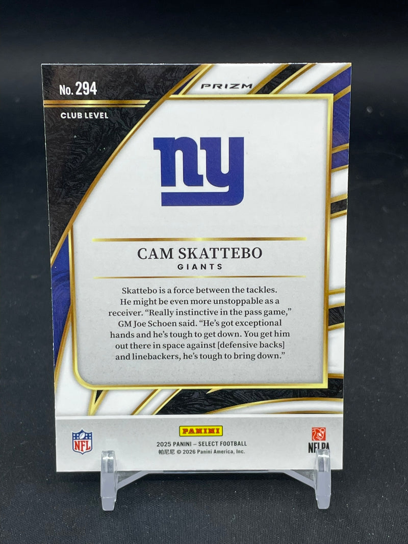 2025 PANINI SELECT - BLUE/RED SHOCK PRIZM - C. SKATTEBO -
