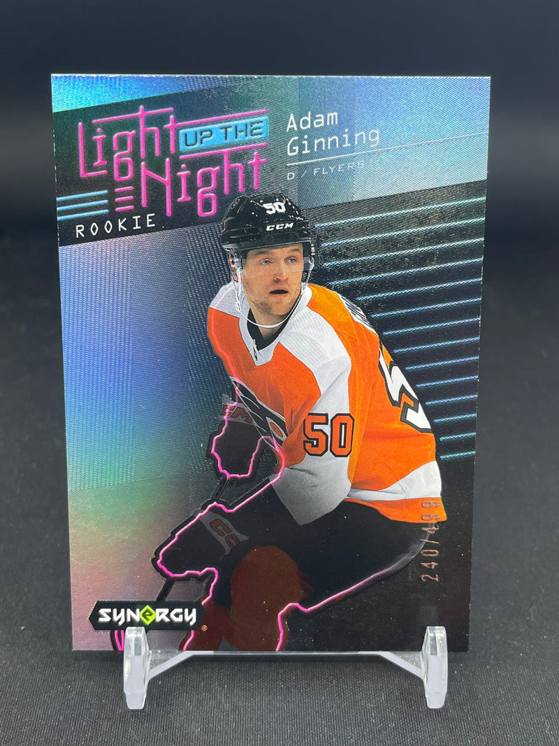 2023 UPPER DECK SYNERGY - LIGHT UP THE NIGHT ROOKIE - A. GINNING - #LN-AG - #'D/499 - RC
