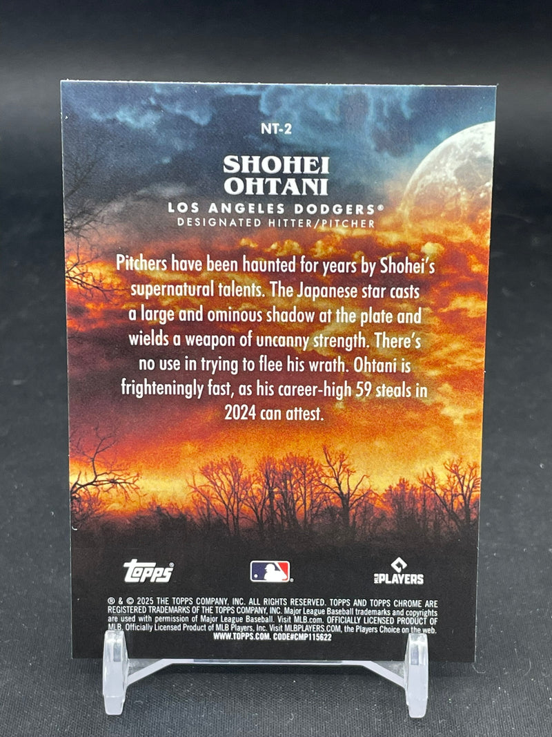 2025 TOPPS CHROME - NIGHT TERRORS - S. OHTANI -