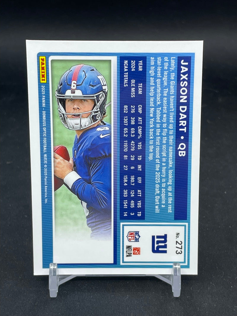 2025 PANINI DONRUSS OPTIC - RATED ROOKIE - J. DART -