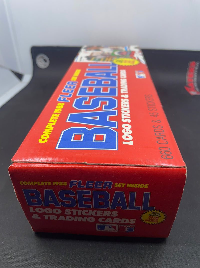 1988 FLEER BASEBALL - COMPLETE SET - 660 CARDS & 45 STICKERS