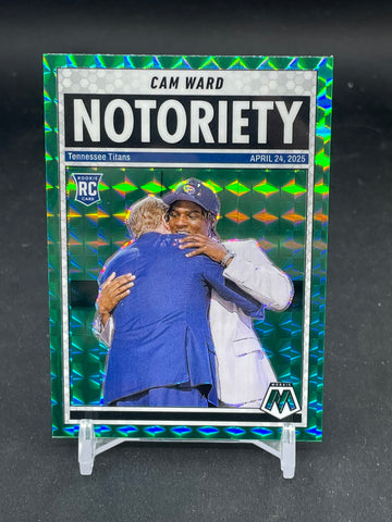 2025 PANINI MOSAIC - GREEN MOSAIC - NOTORIETY - C. WARD - #17 - RC
