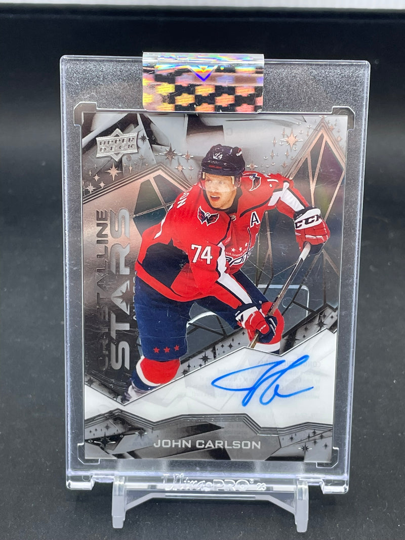 2024 UPPER DECK CLEAR CUT - CRYSTALLINE STARS AUTOS - J. CARLSON -