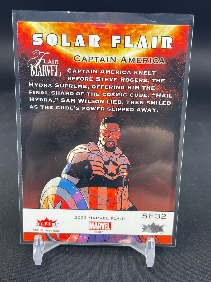 2023 UPPER DECK MARVEL FLAIR - SOLAR FLAIR - C. AMERICA -
