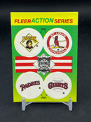 1990 FLEER ACTION SERIES STICKER CARD