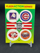 1990 FLEER ACTION SERIES STICKER CARD