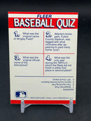 1990 FLEER ACTION SERIES STICKER CARD