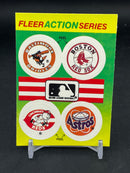 1990 FLEER ACTION SERIES STICKER CARD