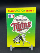 1990 FLEER ACTION SERIES STICKER CARD