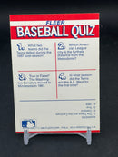 1990 FLEER ACTION SERIES STICKER CARD