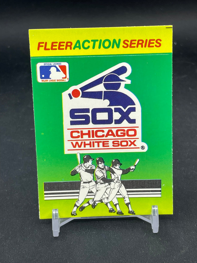 1990 FLEER ACTION SERIES STICKER CARD