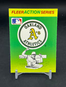 1990 FLEER ACTION SERIES STICKER CARD
