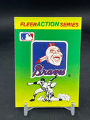 1990 FLEER ACTION SERIES STICKER CARD