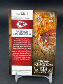 2025 PANINI ICON - CROWN OF THE KINGDOM - P. MAHOMES II -