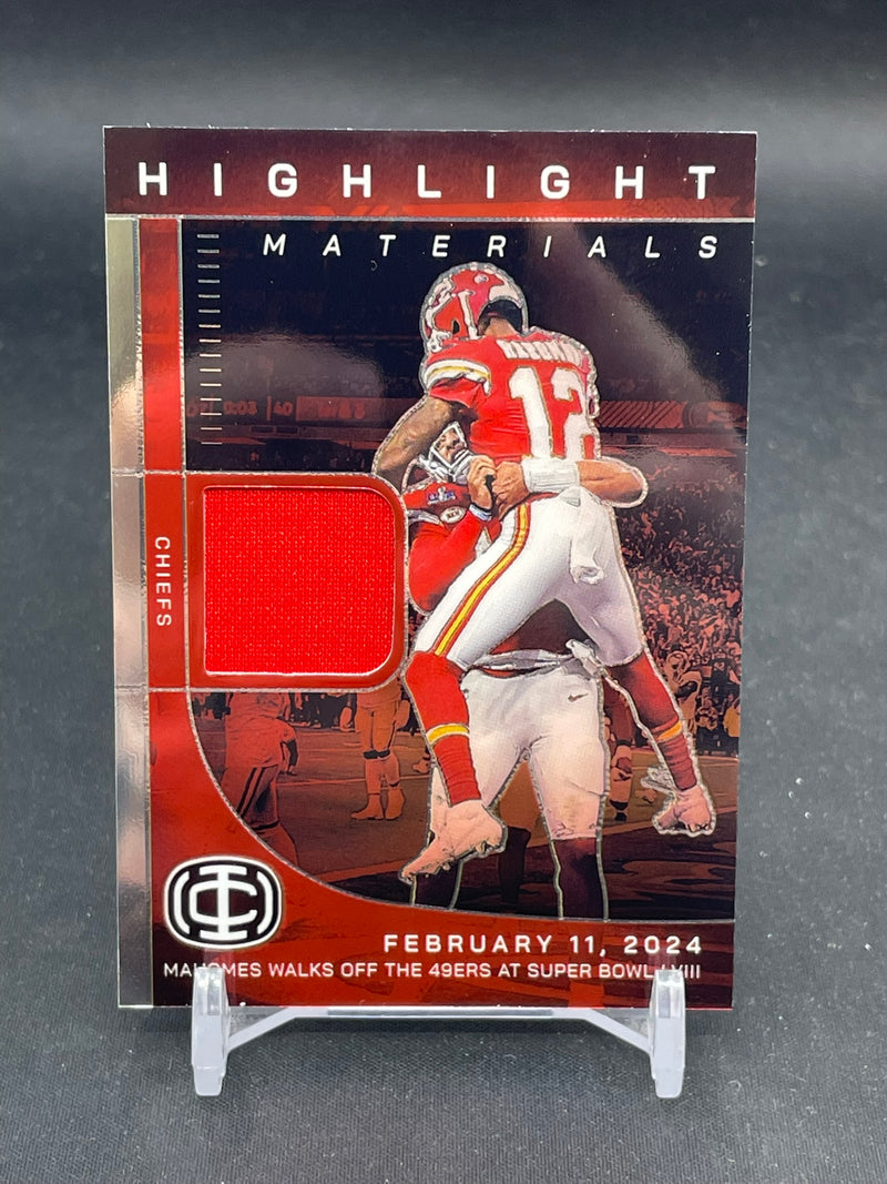 2025 PANINI ICONS - HIGHLIGHT MATERIALS - P. MAHOMES -