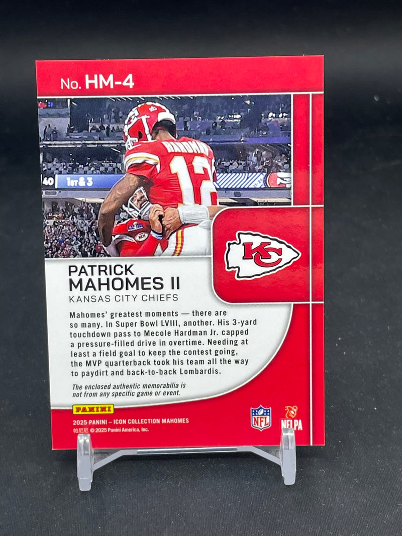2025 PANINI ICONS - HIGHLIGHT MATERIALS - P. MAHOMES -
