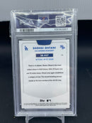 2024 TOPPS 50/50 - CHROME RED REFRACTOR - S. OHTANI - #74 - #'D/5 - PSA 9