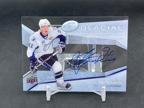 2008 UPPER DECK ICE - GLACIAL GRAPHS - S. STAMKOS - #GG-SS - AUTOGRAPH