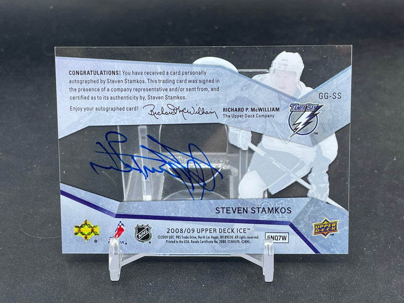 2008 UPPER DECK ICE - GLACIAL GRAPHS - S. STAMKOS -