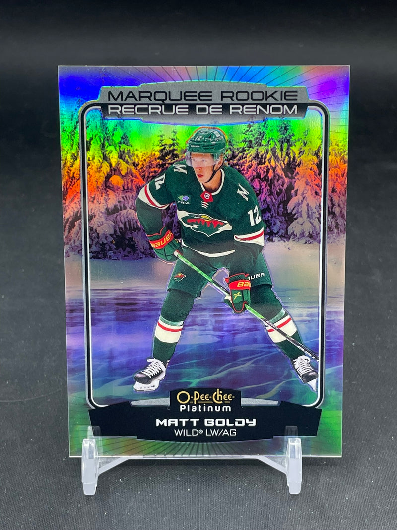 2022 UPPER DECK O-PEE-CHEE PLATINUM - POND HOCKEY - MARQUEE ROOKIE - M. BOLDY -