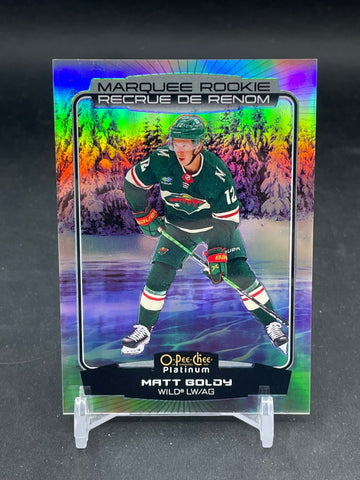 2022 UPPER DECK O-PEE-CHEE PLATINUM - POND HOCKEY - MARQUEE ROOKIE - M. BOLDY - #202 - RC