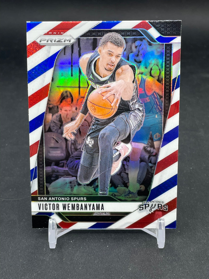 2024 PANINI PRIZM - RED/WHITE/BLUE PRIZM - V. WEMBANYAMA -